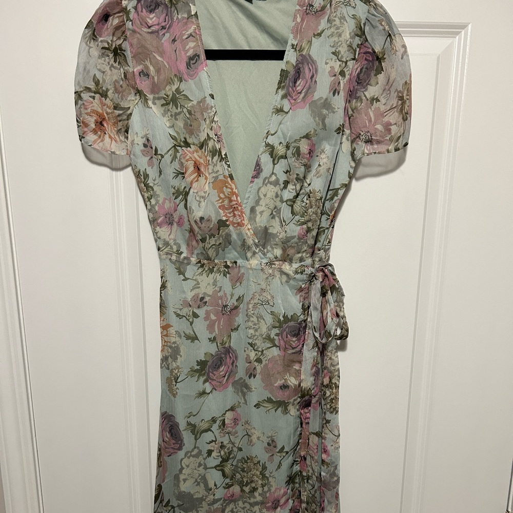 Vice Aakaa floral wrap maxi